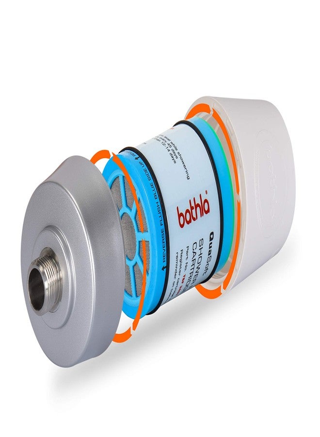 Bathla خرطوشة فلتر الاستحمام باثلا كواسوفت 3499 - تقلل تساقط الشعر وتحمي من الماء العسر | خرطوشة فقط - Image 3